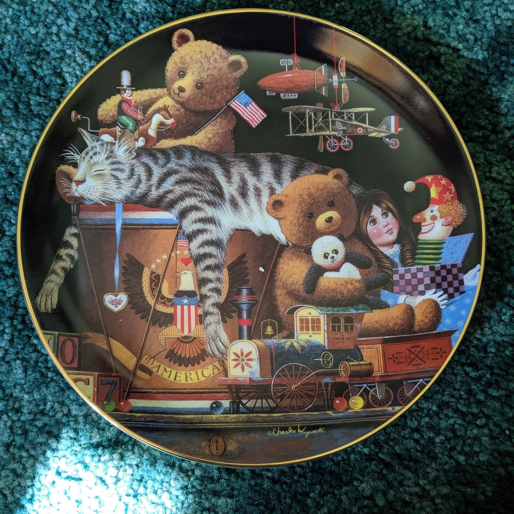 Charles wysocki collector plate